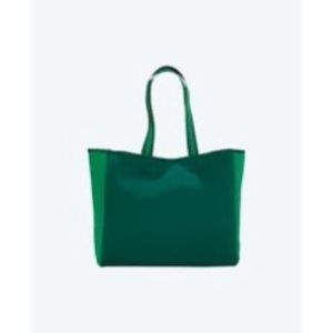 NWOT Summersalt Green & Teal Colorblock Neoprene Beach Tote